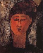 Amedeo Modigliani Girl with Braids Spain oil painting artist